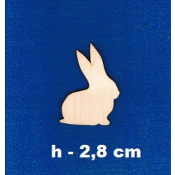 Królik , zajączek  2,8cm,Wielkanoc / zając